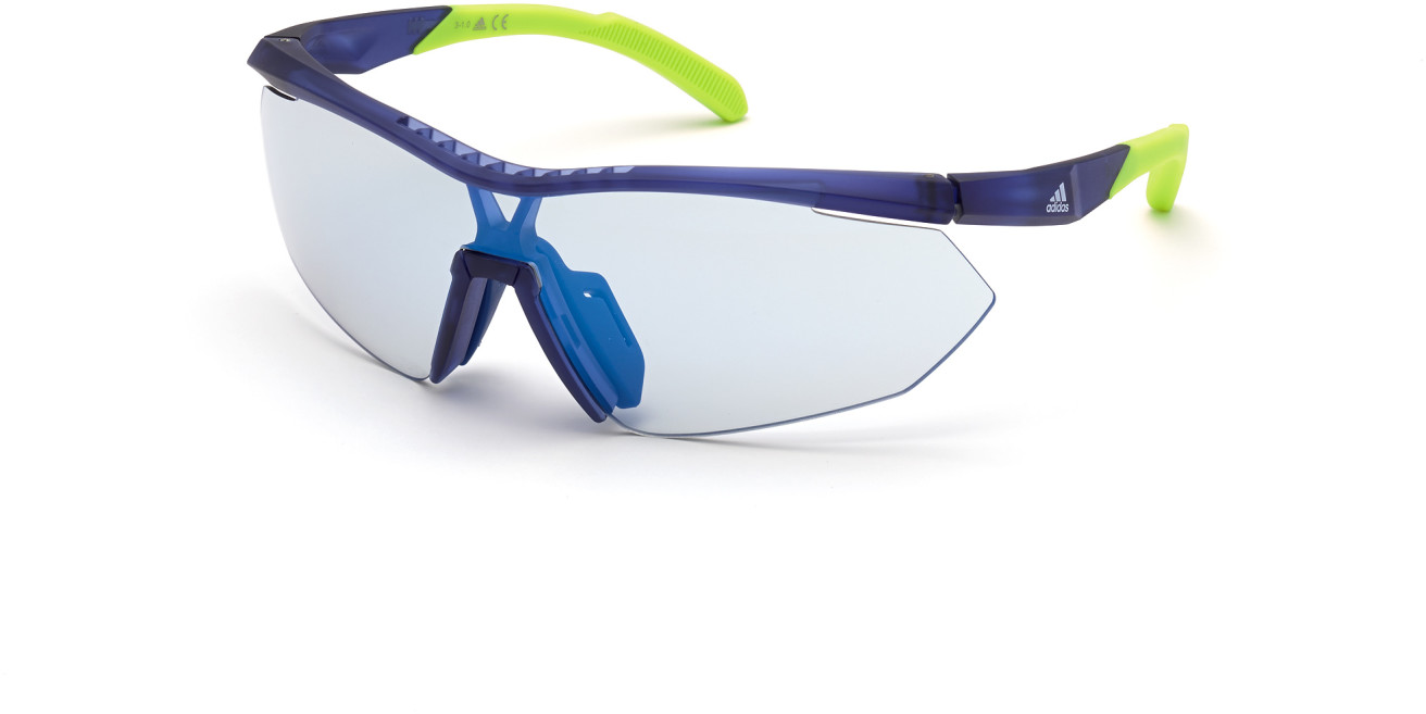 Adidas SP0016 Sunglasses Women Matte Blue Blu Mirror Shield 100 for online | eBay